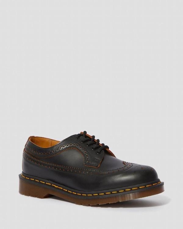 Dr Martens Dámské Polobotky Vintage 3989 Černé, CZ-825390